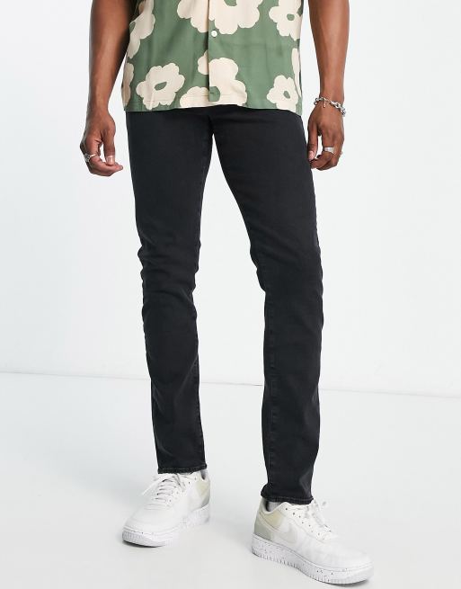 Armani Exchange skinny fit jeans in black | ASOS