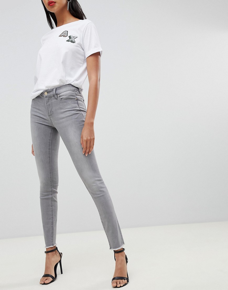 Armani Exchange - Skinny jeans-Grijs