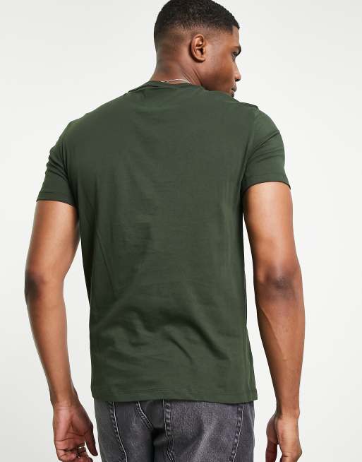 Armani Exchange small icon logo t-shirt in green | ASOS