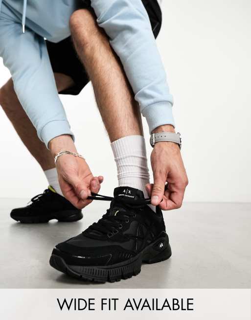 Armani Exchange sneakers in black ASOS