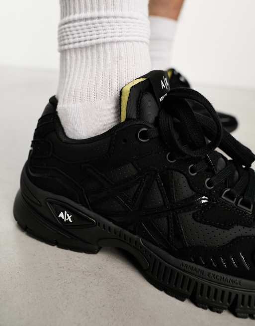 Armani Exchange sneakers in black ASOS