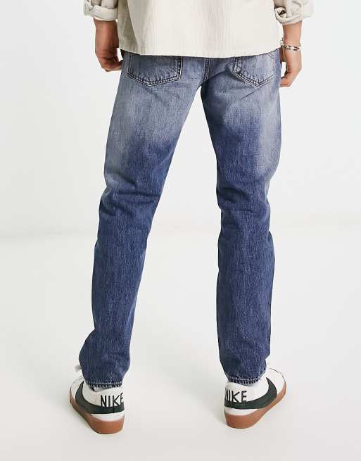 Armani Exchange straight fit jeans in blue