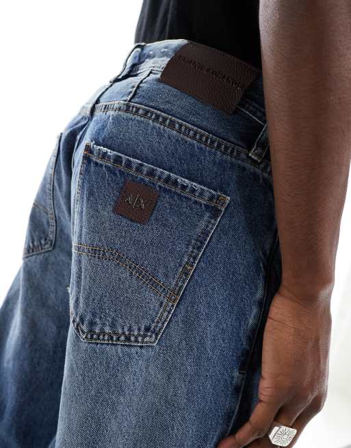 Armani straight leg jeans best sale