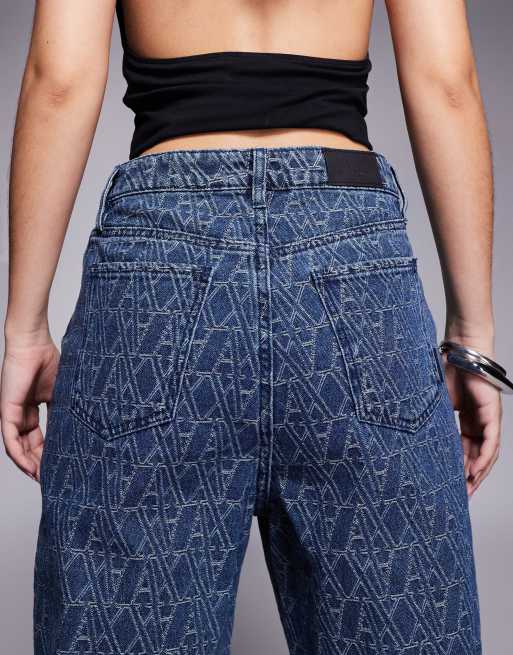 パンツ armani jeans wide straight pants 50 Armani Exchange straight fit jeans in light blue | ASOS