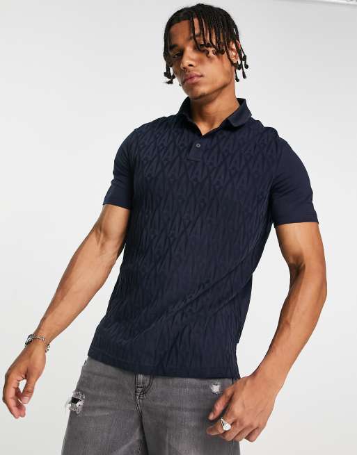 Armani navy outlet shirt