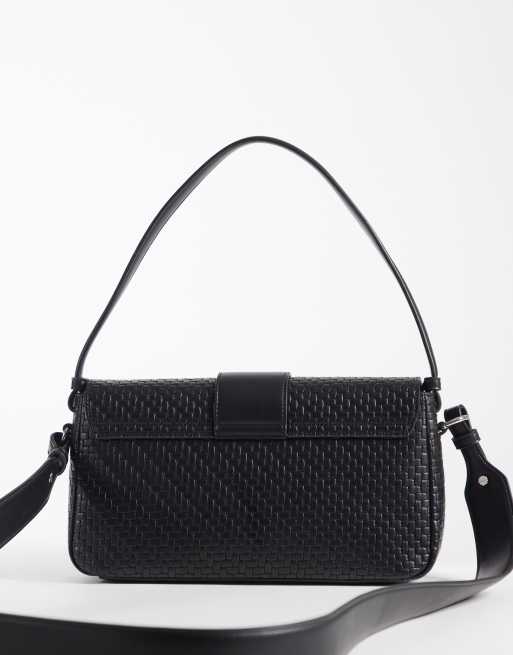 Armani Exchange - Susy - Sac porté épaule en tissu doux - Noir, 4 de 4