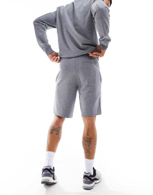 Armani Exchange - Sweatshort met groot logo in gemêleerd grijs, deel van co-ord set, 3 van 5