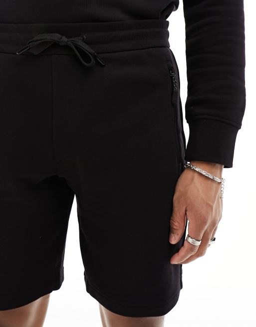 Armani Exchange - Sweatshort met lineair logo in zwart, deel van co-ord set, 5 van 5