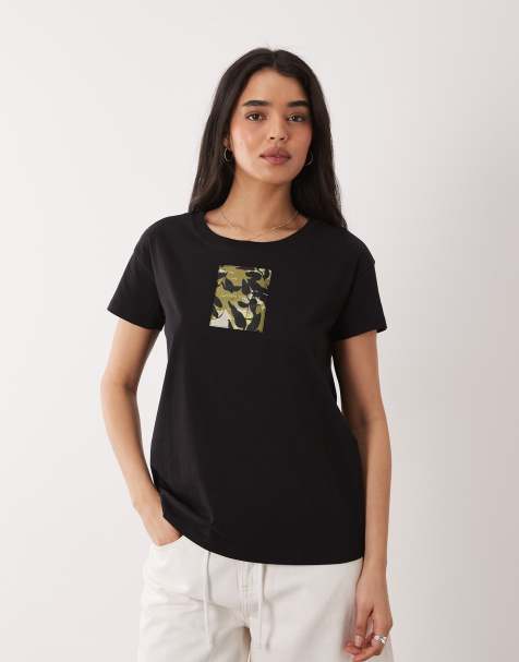 Armani Exchange - T-shirt à logo - Noir - view 1