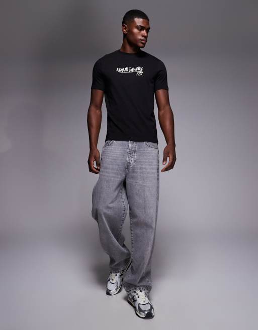 Armani Exchange - T-shirt à logo - Noir, 2 de 5