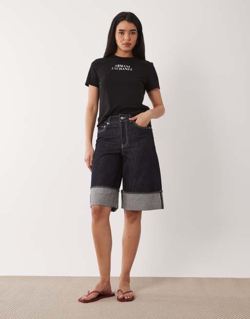 Armani Exchange - T-shirt avec logo au centre - Noir, 2 de 4