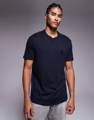 Armani Exchange T-shirt In Blue