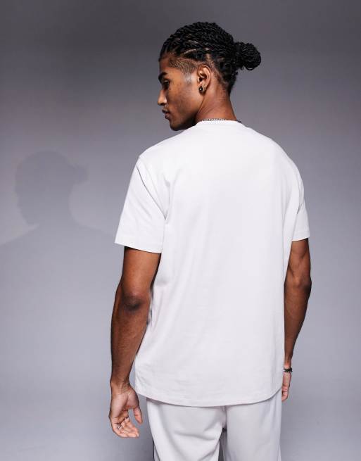 Armani Exchange - T-shirt met gecentreerd logo in wit, 4 van 4