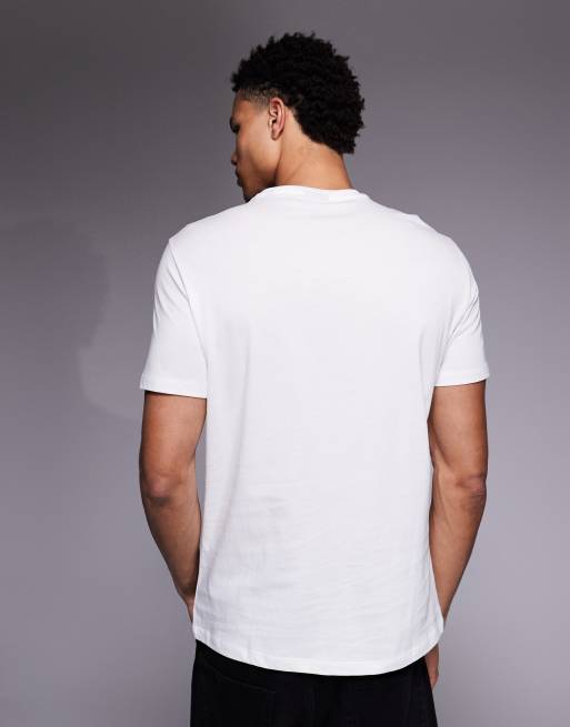 Armani Exchange - T-shirt met ronde hals en logo in gebroken wit, 3 van 5