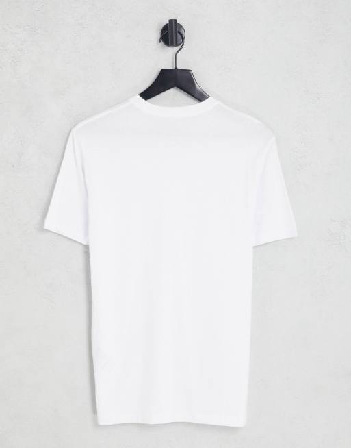 Armani Exchange text logo print t-shirt in white , 2 of 4