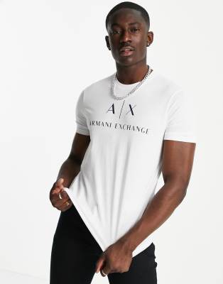 armani exchange white t shirt
