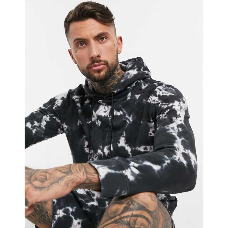 Armani exchange tie top dye hoodie