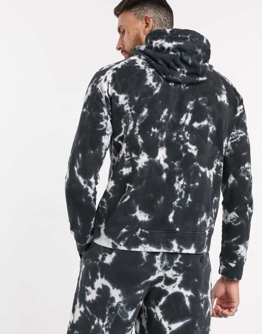 Armani exchange outlet tie dye hoodie