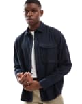 [Armani Exchange] Armani Exchange twill overshirt in navy Chest 40 NAVY