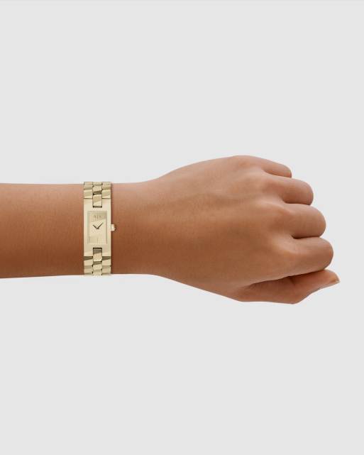 Armani Exchange Two-hand gold-tone stainless steel watch in gold, 2 of 4