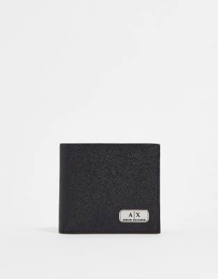 Armani Exchange wallet in black ASOS