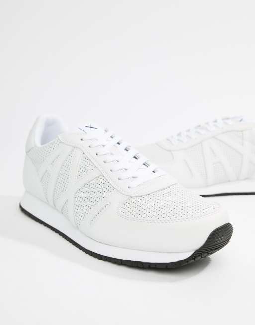 Witte armani online sneakers