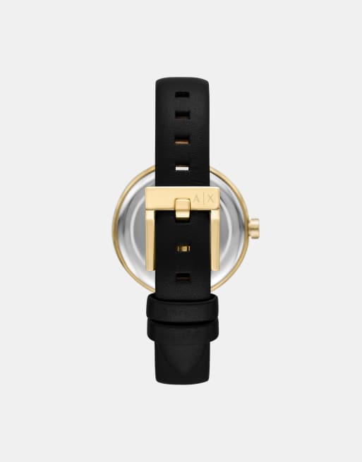 Armani Exchange Women quartz/2h ava, black stainless steel in black, 2 of 3