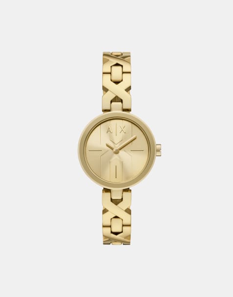 Armani Exchange Women quartz/2h ava, gold stainless steel in gold - view 1