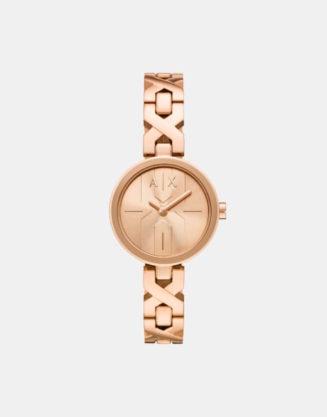 Armani Exchange Women quartz/2h ava, rose gold stainless steel in rose gold - view 1