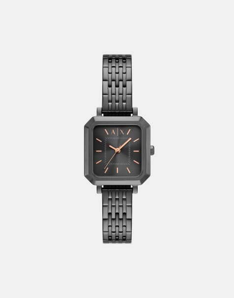 Armani Exchange Women quartz/3h leila, black stainless steel in black - view 1