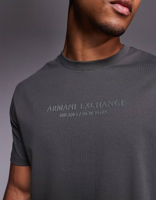 Armani Exchange – Zielony T-shirt z krótkimi rękawami, 2 z 4