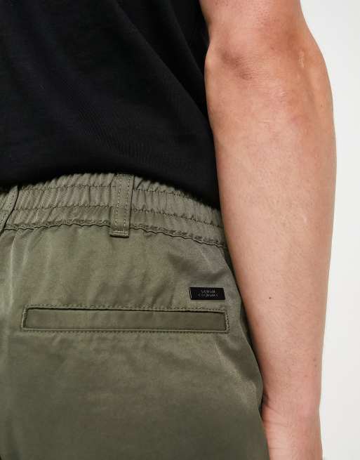 Mens cargo trousers with zip clearance pockets