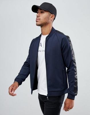 Armani Exchange zip-thru track jacket 