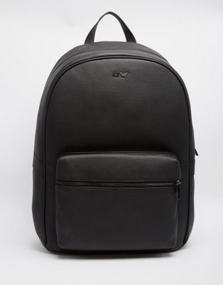 Armani Jeans Leather Backpack | ASOS