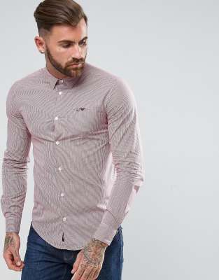 armani slim fit shirt