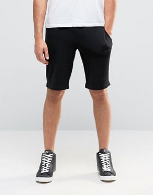 Armani Jeans Sweat Shorts With Logo In Black