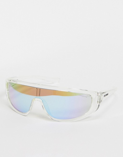 Arnette x Post Malone clear visor sunglasses