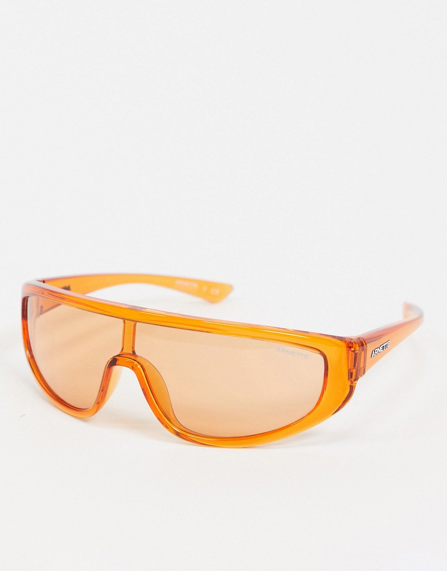 Arnette x Post Malone – Orange visor-solglasögon