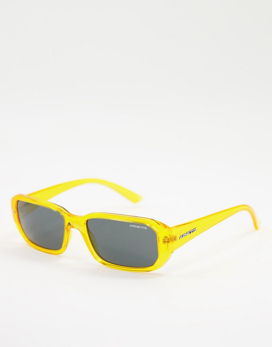 Arnette x Post Malone yellow frame sunglasses