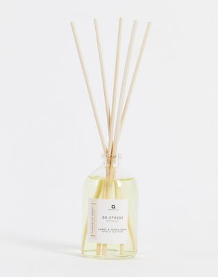 Aroma Home De-Stress Amber and Tonka Bean Essential Oil Reed Diffuser 100ml