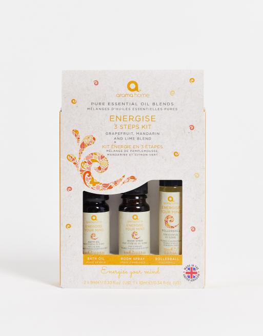 Aroma Home Energise 3 Step Bath & Body Set ASOS