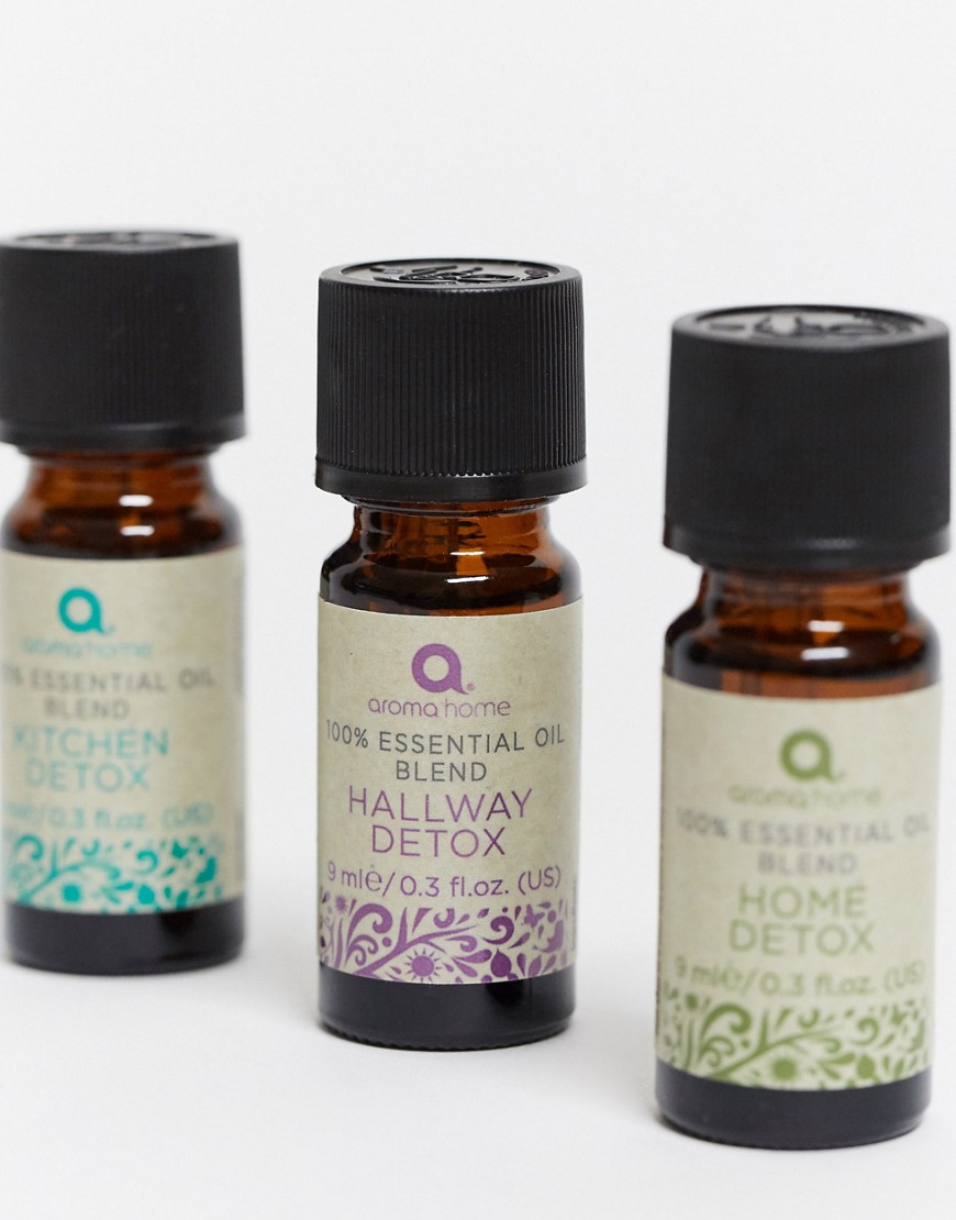 Aroma Home - Home Detox - Essential Oil Blends, 3x9 ml-Ingen farve