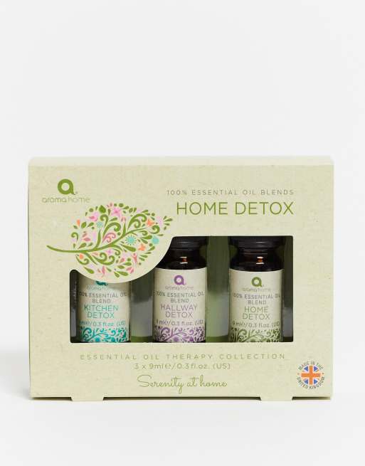 Aroma Home - Home Detox - Miscela di oli essenziali 3x9ml, 3 di 4