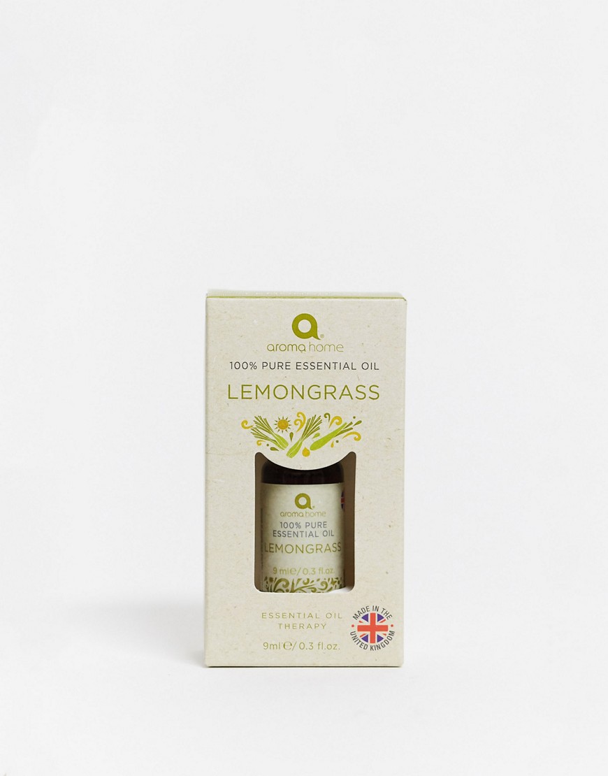 Aroma Home Lemongrass 9ml Pure Essential Oil-No Colour