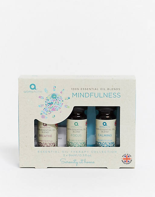 asos.com | Aroma Home Mindfulness Essential Oil Blends 3x9ml
