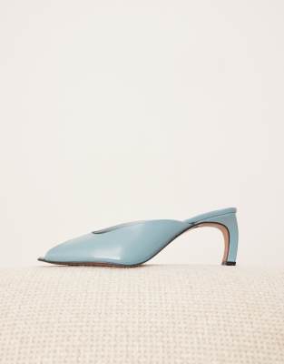 Arrange Agnes Premium Leather Heeled Mules