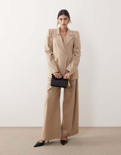 ARRANGE - Beige skræddersyet blazer med struktur - Del af sæt, 2 af 4