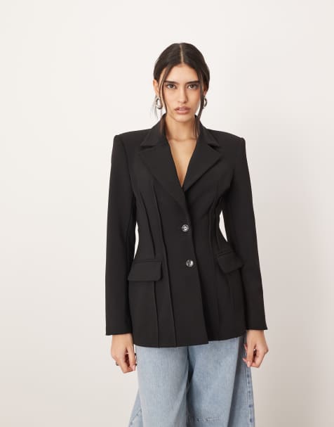 ARRANGE - Blazer structuré de qualité supérieure - Noir - view 1