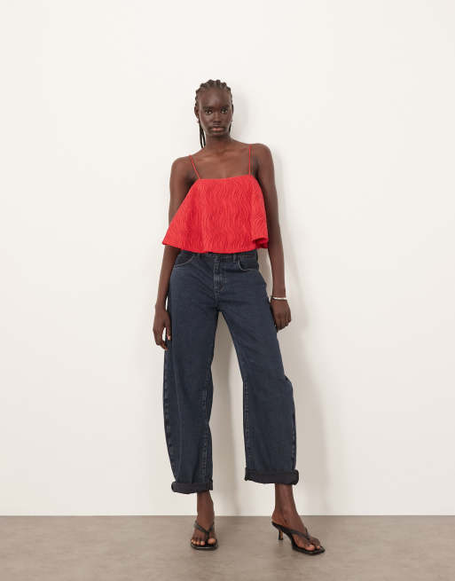 ARRANGE Caraco structuré coupe évasée en tissu texturé effet