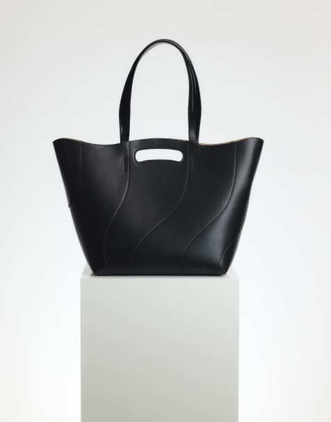 ARRANGE Cove leather bag in black - view 1